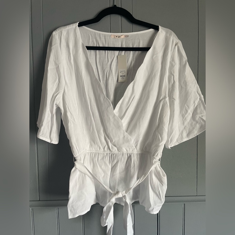 Mi ami peplum top